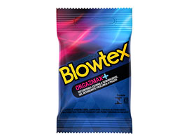 Preservativo: Blowtex&reg; Orgazmax c/ 3 unid