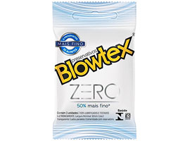 Preservativo: Blowtex&reg; Zero - c/ 3 unid.