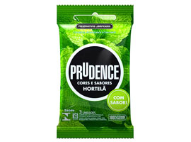 Preservativo Prudence Hortelã - com 3 unid