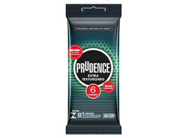 Preservativo Prudence Extra Texturizado c/ 6 unid
