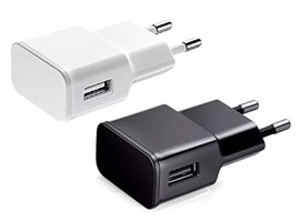Fonte USB - 5V - 0,5A - 100/240V Fonte USB - 5V - 0,5A - 100/240V