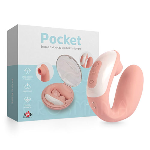 Pocket - Sucção e Vibração ao Mesmo Tempo!