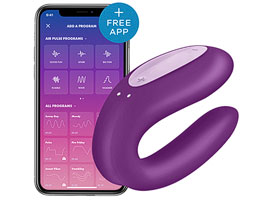 Satisfyer Double Joy Purple - Vibrador Casal