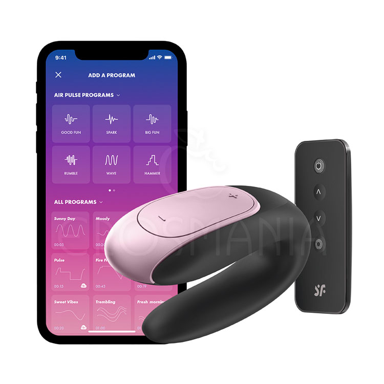 Satisfyer Double Fun Black - Vibrador Casal