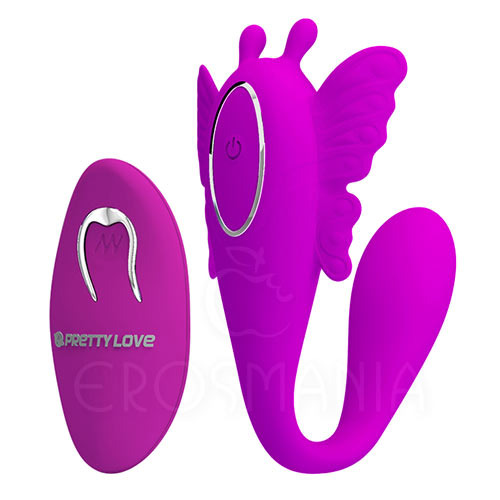 Pretty Love Chimera - Vibrador Casal Borboleta