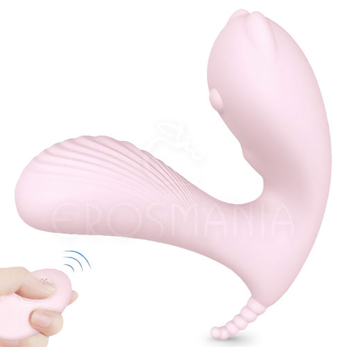 Cara Vibrador Ponto G e Clitóris - Controle Remoto
