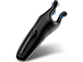 Trident - Estimulador Feminino - Silicone 9 Modos
