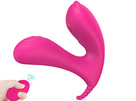 Cara Pink - Vibrador Ponto G e Clitóris- Controle