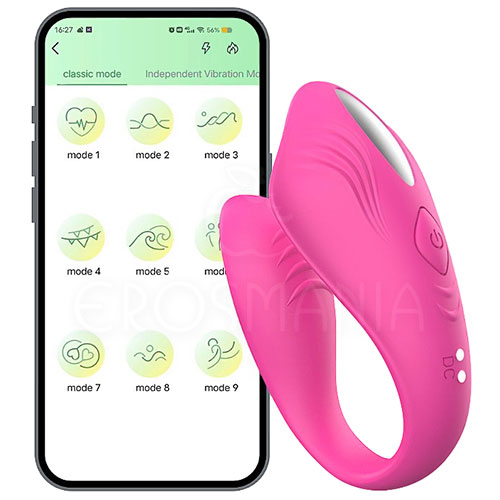 Ela - Vibrador de Casal com Controle via APP