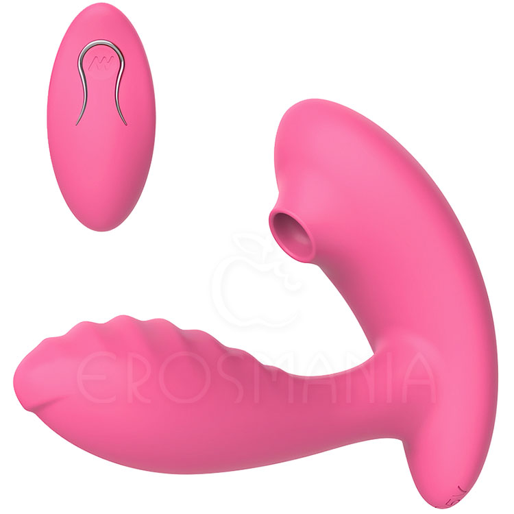 Air Pulsing G Spot Pink Vibrador e Sugador