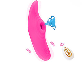 Sucction Pink - Vibrador Calcinha com Sugador