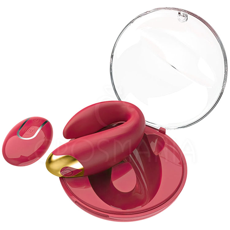 Youvibe Red Vibrador para Casal Silicone