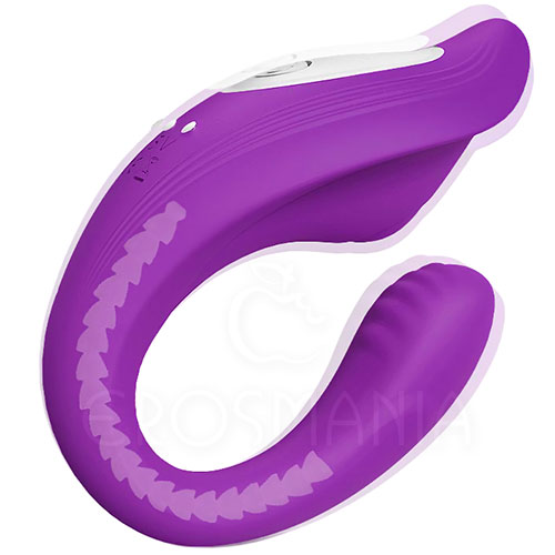 Ribbon Pro Purple - Vibrador Casal com Vértebra