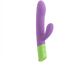 Êxtase Collors Purple - vibrador rabbit vai-e-vem Êxtase Collors Purple - vibrador rabbit vai-e-vem