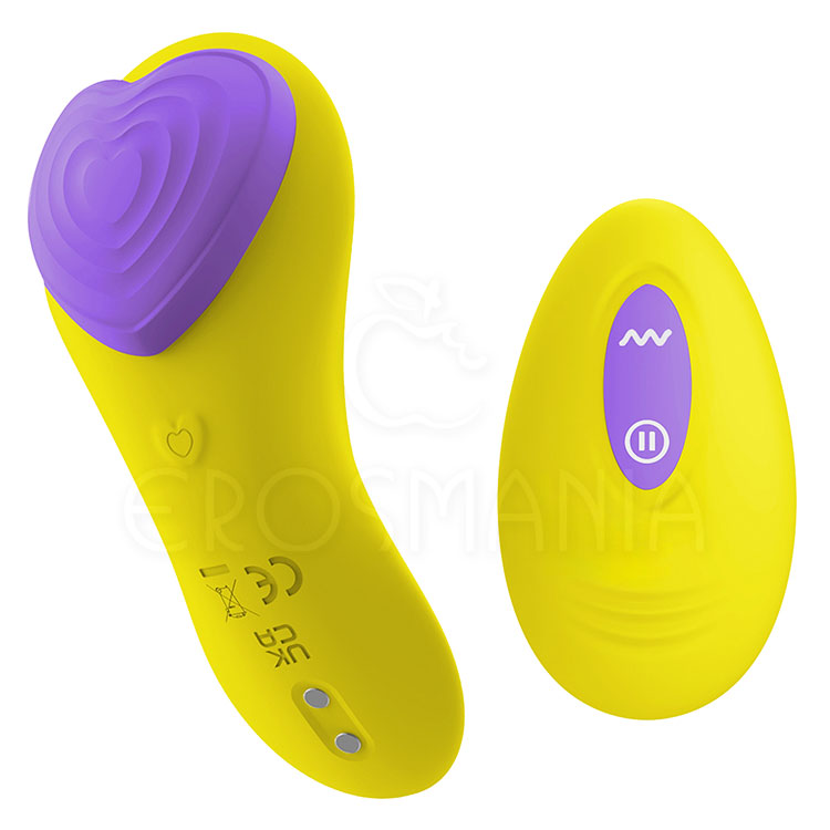 Pleasure Panty Collors Yellow - vibrador calcinha
