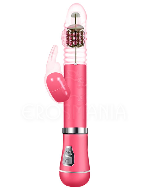 Thrusting Rabbit Vibe Pink - Vai-e-Vem e Rotativo