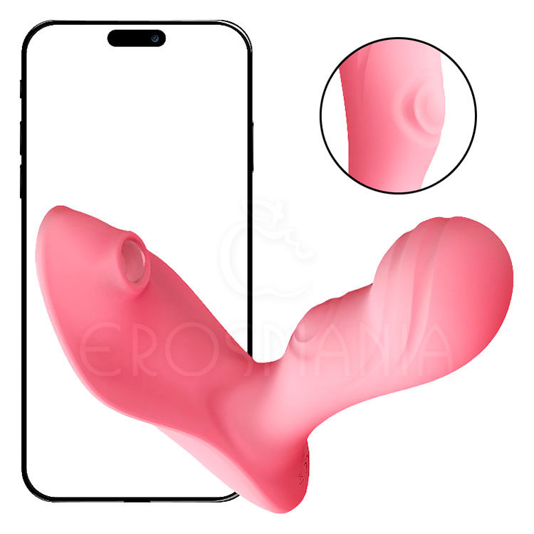 Pink Vibrator - Sugador e Tapping - APP