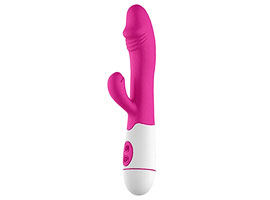 Daphins rosa - Pênis Vibrador Recarregável
