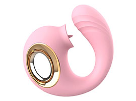 Vibrador Ponto G c/ Língua Estimuladora - 10 Modos