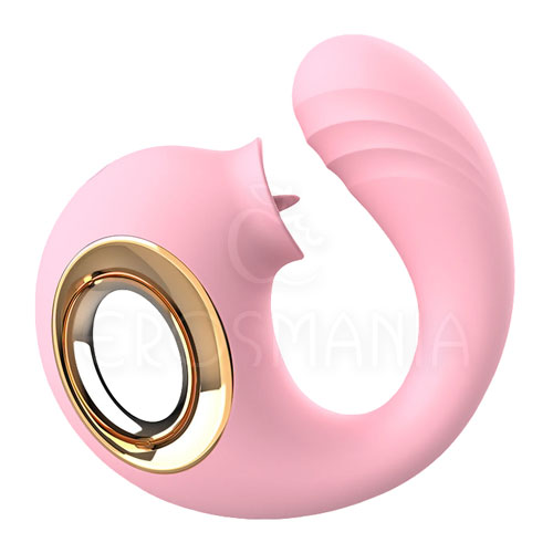 Vibrador Ponto G c/ Língua Estimuladora - 10 Modos