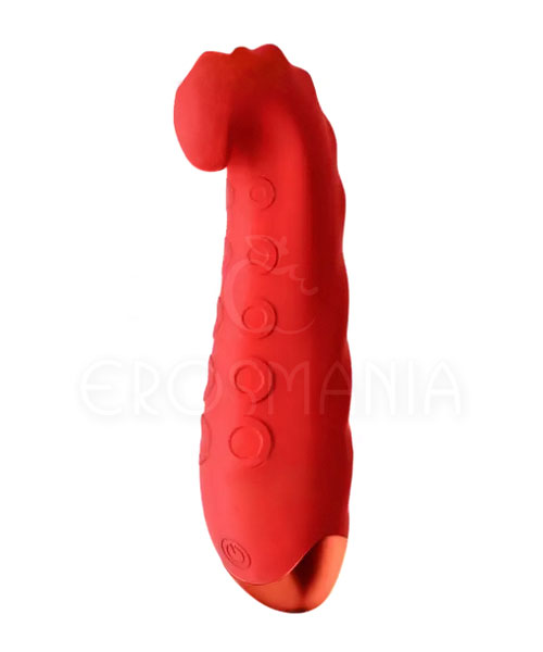 Vibrador Formato de Língua com Ponta Curva