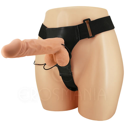 Ultra Passionate Harness 9,4" - Cinta Vibradora