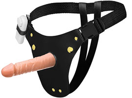 Cinta com Pênis Maciço Rambo - Vibrador