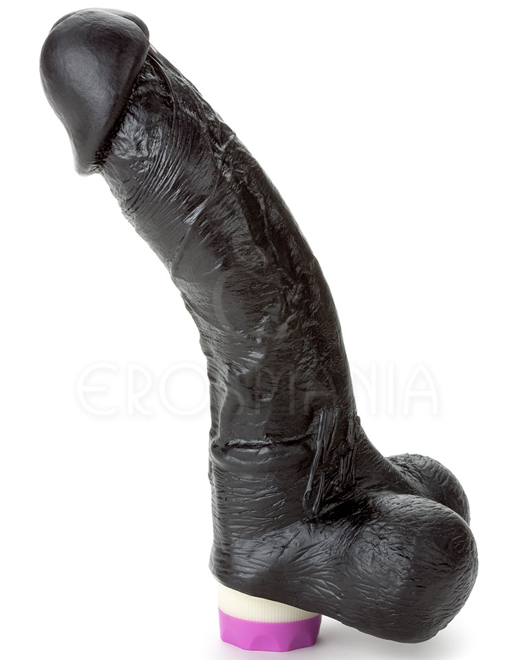 Nacho Vidal Preto - Pênis Vibrador Recarregável