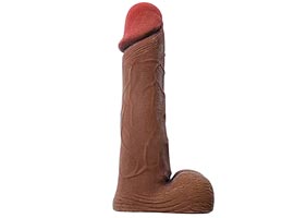 Real 7" Cyber- Pênis Vértebra - Marrom - 18cm Real 7" Cyber- Pênis Vértebra - Marrom - 18cm