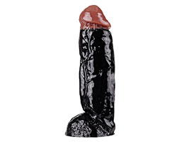 Kong Júnior Preto - Pênis realístico maciço Kong Júnior Preto - Pênis realístico maciço