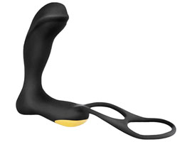Massageador de próstata com anéis - Recarregável