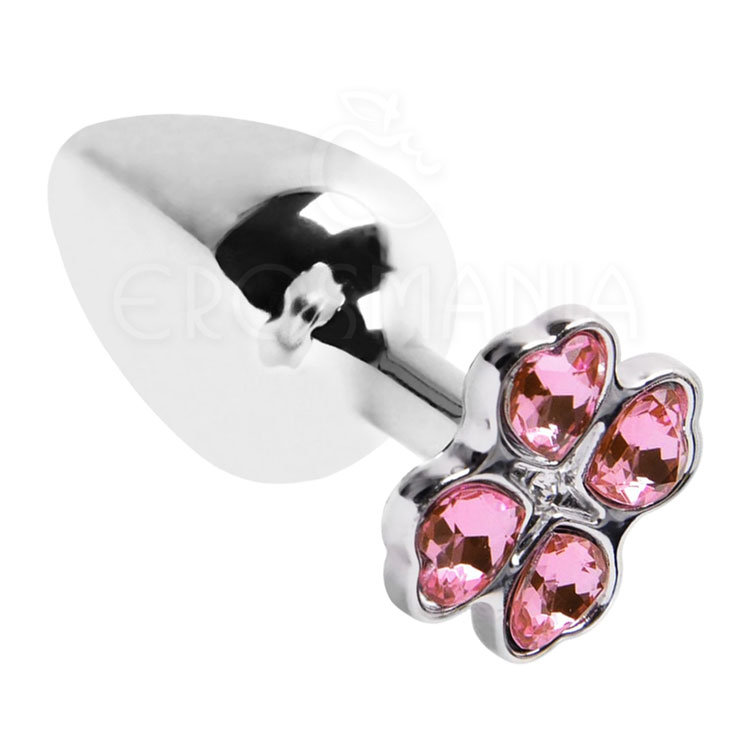 Plug Anal M com Base Trevo - Cromado