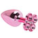 Plug Anal M com Base Trevo - Rosa (Imagem 1 de 4)