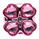 Plug Anal M com Base Trevo - Rosa (Imagem 3 de 4)