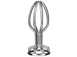 Plug Anal Metal Vazado - 8cm