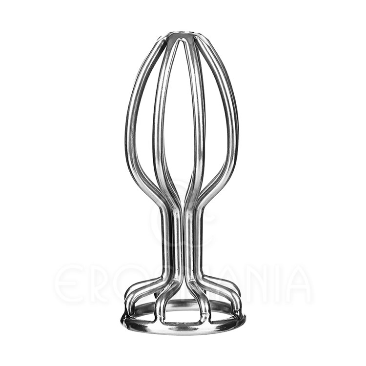 Plug Anal Metal Vazado - 8cm