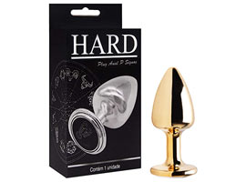 Plug Anal Metal P Dourado Signos Hard