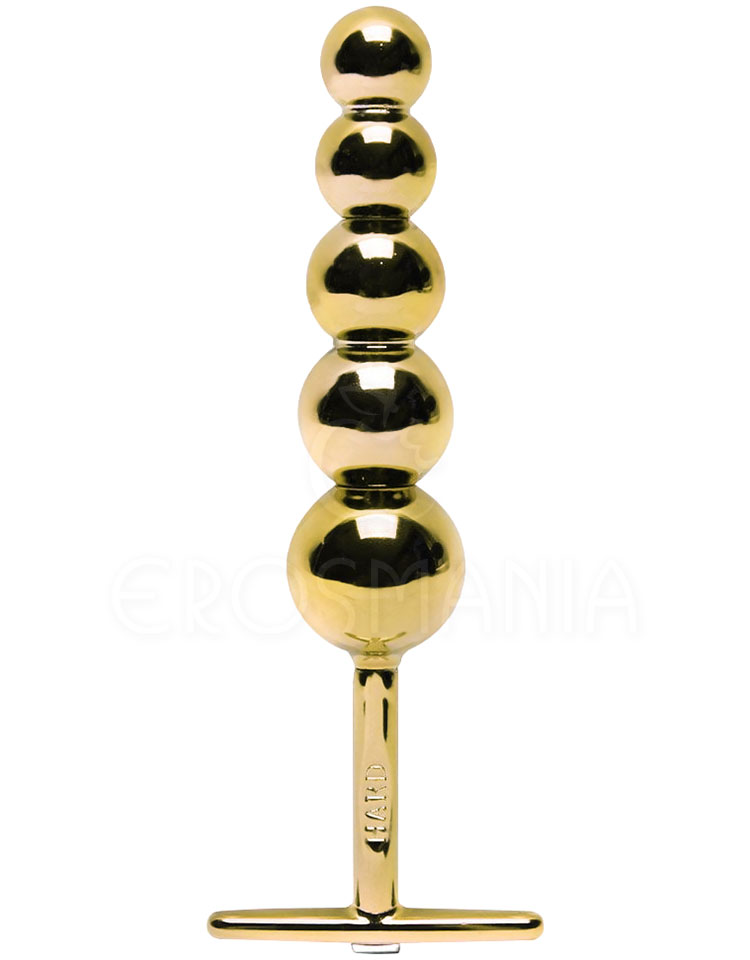 Plug Ball de Metal 5 Esferas - Dourado