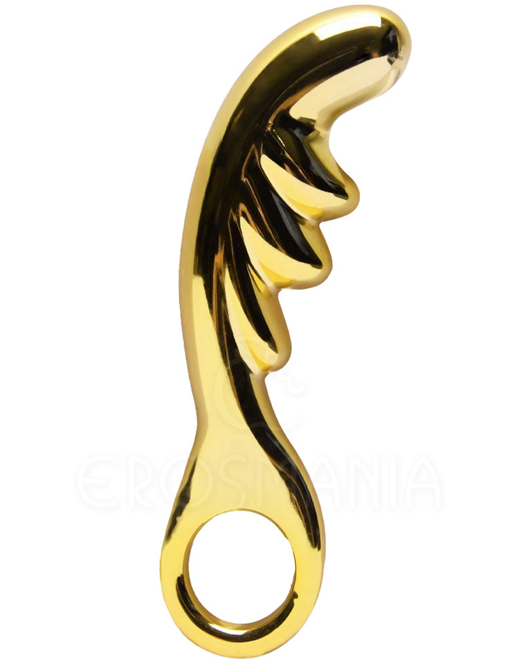 Massageador de Próstata ABS Metalizado Dourado