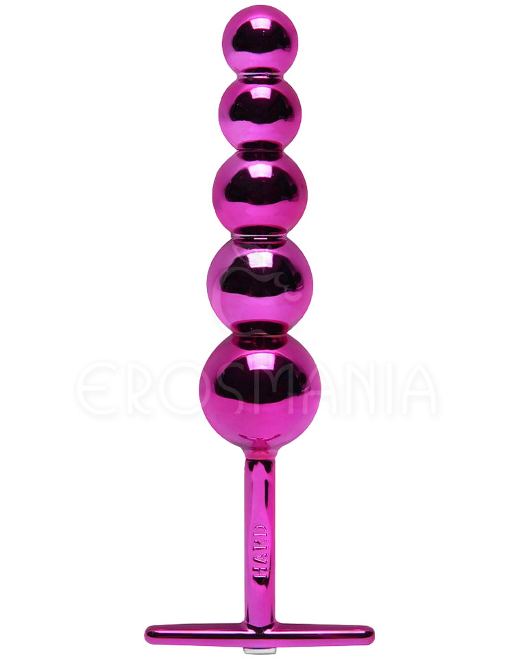 Plug Ball de Metal 5 Esferas - Rosa