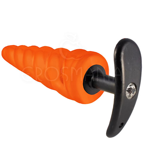 Plug Anal ABS Secret Bag Laranja Neon