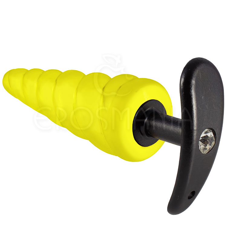 Plug Anal ABS Secret Bag Amarelo Neon