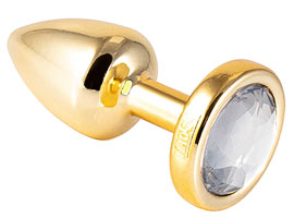 Plug Anal P Abs Less Dourado Com Joia