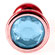Plug Anal P Abs Less Vermelho Com Joia (Imagem 2 de 2)