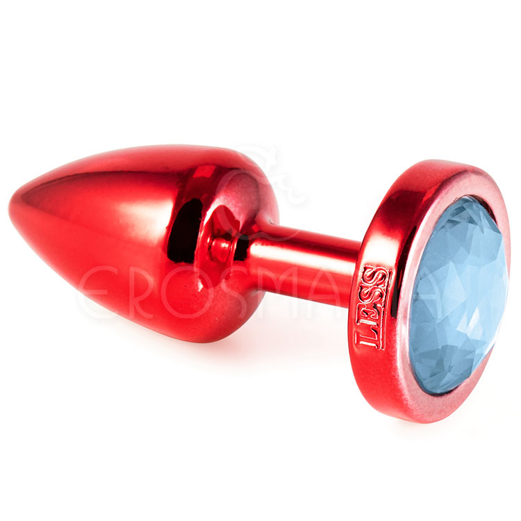 Plug Anal P Abs Less Vermelho Com Joia