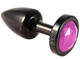 Plug Anal M Abs Less Preto Com Joia