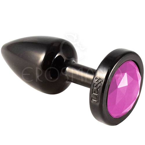 Plug Anal M Abs Less Preto Com Joia