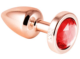 Plug Anal M Abs Less Rosê Com Joia