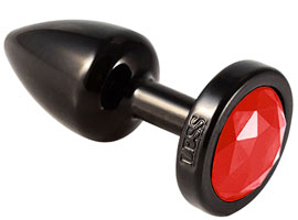 Plug Anal G Abs Less Preto Com Joia