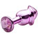 Lite Plug Anal Pênis Abs com Joia - Rosa (Imagem 2 de 3)